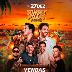 SUNSET NA PRAIA
